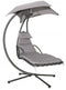 Hangstoel met standaard - grijs - tuinschommel - hangfauteuil