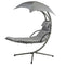 Hangstoel met standaard - grijs - tuinschommel - hangfauteuil