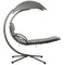 Hangstoel met standaard - grijs - tuinschommel - hangfauteuil