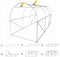 Tunnelkasframe - 3 segmenten - 3.5x2xcm