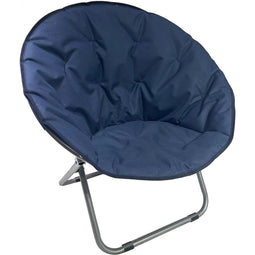 Vouwstoel - Navy Blue - Stof - 82x68x79CM