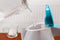 Draadloze waterkoker - Groen - 17x22x25 cm - Eldom