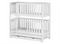 Wit stapelbed - 80x180 cm - 179 cm hoog