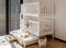 Wit stapelbed - 80x180 cm - 179 cm hoog