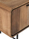 DTP Home TV stand Evo small, 2 doors, 2 open racks,60x145x40 cm, recycled teakwood