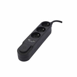 3-voudige Stekkerdoos met Schakelaar Chacon (1,5 m)