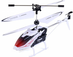 Syma S5 Speed 3-Channel RC Mini LED Helicopter - White