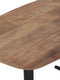 DTP Home Counter table Soho rectangular TEAKWOOD,90x160x90 cm, recycled teakwood top