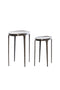 Light&living Bijzettafel S/2 55x25,5x44+70x33x53 cm ARICA donker bruin