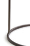 Light&living Bijzettafel S/2 Ø41x46+Ø49x52 cm TALCA donker bruin
