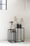 DTP Home Columns Sirius NATURAL, set of 3,60x30x30 cm / 70x36x36 cm / 80x42x42 cm, recycled teakwood