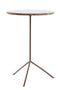 Light&living Bijzettafel S/2 Ø36x50+Ø40x54 cm GIMI bruin travert+ant brns