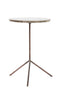 Light&living Bijzettafel S/2 Ø36x50+Ø40x54 cm GIMI bruin travert+ant brns