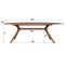 AnLi Style Eetkamertafel 240 cm teakovality