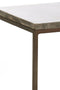 Light&living Side table S/2 120x21x72+140x25x82 cm MORENA bruin marmr+brn