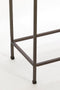 Light&living Side table S/2 120x21x72+140x25x82 cm MORENA bruin marmr+brn