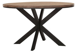DTP Home Dining table Odeon round,78xØ130 cm, recycled teakwood