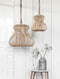 MUST Living Hanging Lamp Fungo medium,50x60x60 cm, Kubu core. Height total 110cm