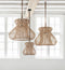 MUST Living Hanging Lamp Fungo medium,50x60x60 cm, Kubu core. Height total 110cm