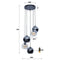 AnLi Style Hanglamp 5L getrapt bubbles bicolore