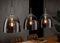 AnLi Style Hanglamp 3xØ33 shaded ovaal glas