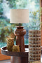 Light&living D - Lampvoet Ø17x35 cm BAGLIO hout roodbruin