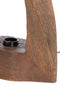 Light&living Tafellamp 27x10x35 cm CARINI hout mat oranje-bruin