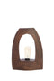 Light&living Tafellamp 27x10x35 cm CARINI hout mat oranje-bruin