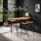 AnLi Style Barstoel stam houten zitting