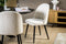 Furntastik Eetkamerstoel, stof Luxery, L520 off white