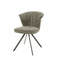 AnLi Style Stoel halfronde rug spring boucle Taupe