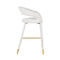 Richmond Barstoel Gia white bouclé fire retardant (FR-Copenhagen 900 Bouclé White)
