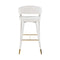 Richmond Barstoel Gia white bouclé fire retardant (FR-Copenhagen 900 Bouclé White)
