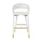 Richmond Barstoel Gia white bouclé fire retardant (FR-Copenhagen 900 Bouclé White)