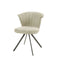 AnLi Style Stoel halfronde rug spring boucle Zand