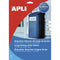Printerlabels Apli Wit 10 Lakens 63,5 x 33,9 mm
