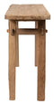 MUST Living Console table Tuscany,80x120x40 cm, rustic recycled teakwood, top 4 cm