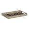 Snackdienblad PVC Kristal Abstract 45 x 31 x 4,2 cm (2 Stuks)