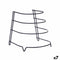 Pannen Organiser Zwart Ijzer 24 x 26,5 x 24 cm (7 Stuks)