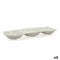Snackdienblad Bidasoa Ikonic Grijs Plastic Melamine 28,6 x 10,9 x 3,1 cm (12 Stuks) (Pack 12x)