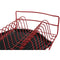 Afdruiprek voor Keukengootsteen DKD Home Decor Zwart Rood Metaal Polypropyleen 47,5 x 26,5 x 11 cm