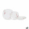 Serviesset Home Style Sakura 18 Onderdelen Porselein Vierkant (2 Stuks)