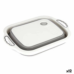 Snijplank Strainer Wit Grijs Plastic Thermoplast 29,8 x 5 x 40 cm (12 Stuks)