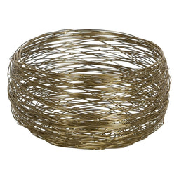 Kom Gouden Roestvrij staal 27 x 27 x 16 cm
