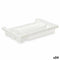 Afdruiprek voor Keukengootsteen Wit Plastic 42,5 x 7 x 29,5 cm (24 Stuks)