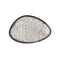 Eetbord Ariane Rock Driehoekig Zwart Keramisch Ø 29 cm (6 Stuks)