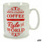 Mok Coffee Porselein Rood Wit 500 ml 24 Stuks