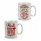 Mok Coffee Porselein Rood Wit 500 ml 24 Stuks