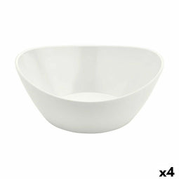 Kom Viejo Valle New York Melamine Wit ø 30 x 13 cm (4 Stuks)