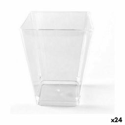 Set herbruikbare kommen Algon 10 Onderdelen 5,8 x 7,5 cm (24 Stuks)